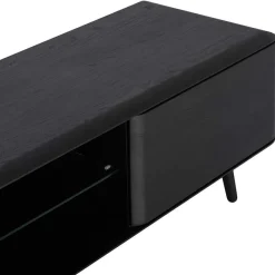 Best TV Unterschrank in Schwarz aus Eiche - Arathan Tv & Hifi-Möbel|Lowboards