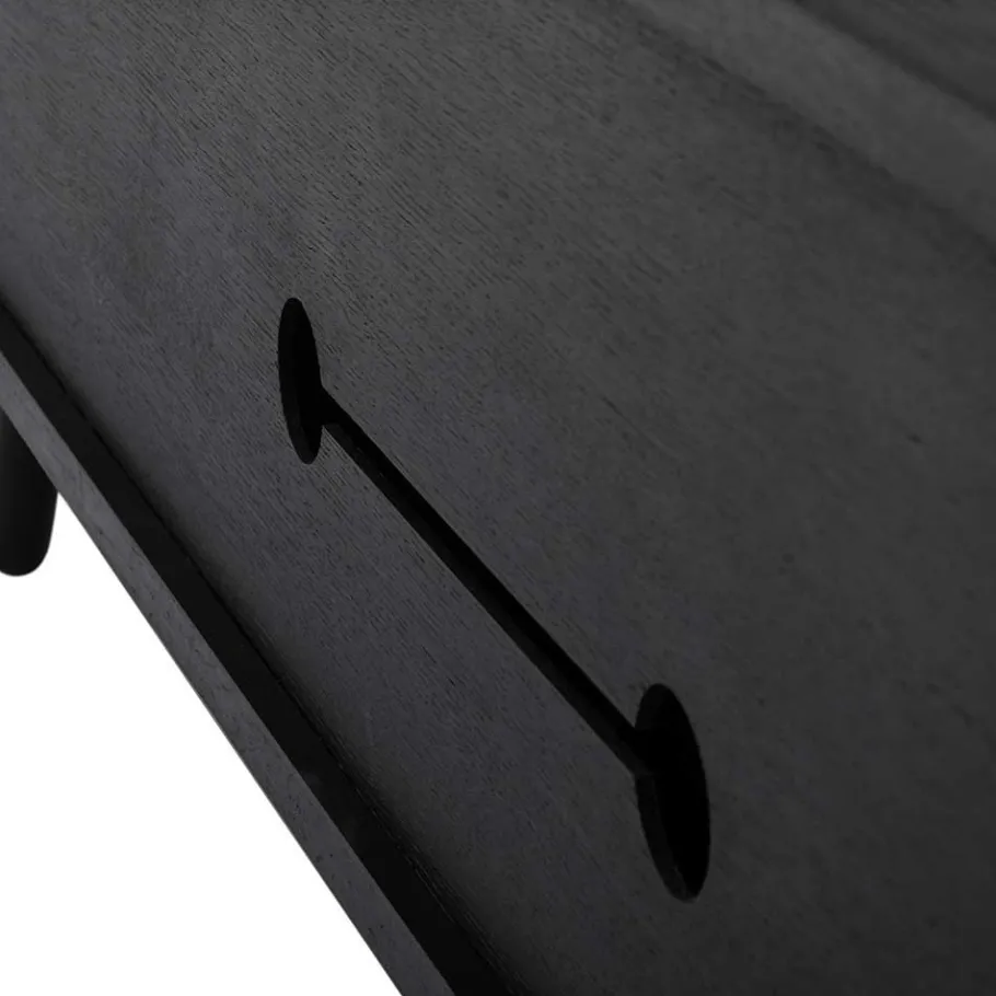 Best TV Unterschrank in Schwarz aus Eiche - Arathan Tv & Hifi-Möbel|Lowboards