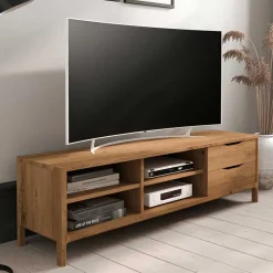 Outlet TV Unterschrank mit vier Fächern und zwei Schubladen - Laida Tv & Hifi-Möbel|Lowboards