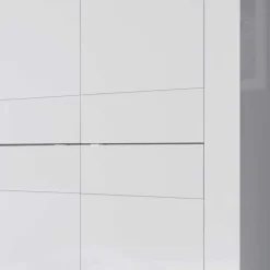 TV Wohnwand in Hochglanz Weiß - Sogno (dreiteilig) Wohnwände