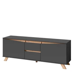 Sale TV-Lowboard in Anthrazit mit Wildeiche - Operatiu Tv & Hifi-Möbel|Lowboards