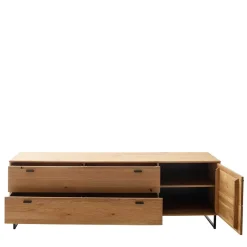 Unterschrank für Fernseher mit zwei Schubladen & Tür - Flacona Tv & Hifi-Möbel