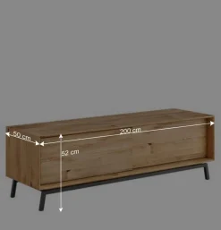 Unterschrank für Fernseher mit Schiebetüren - Fabiella Tv & Hifi-Möbel|Lowboards