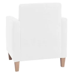 Sale Velours Polstersessel in Cremeweiß - Konrad Sessel