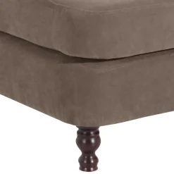 Velours Polstersessel in Beigegrau - XXL Format - Jerry Sessel