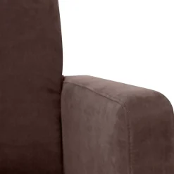 Velours Wohnzimmersessel in Braun - Dario Sessel