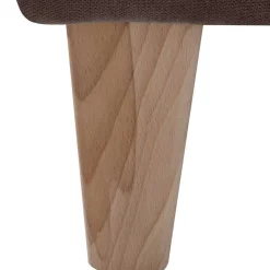 Velours Wohnzimmersessel in Braun - Dario Sessel