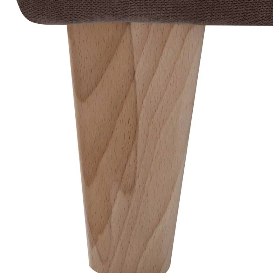 Velours Wohnzimmersessel in Braun - Dario Sessel