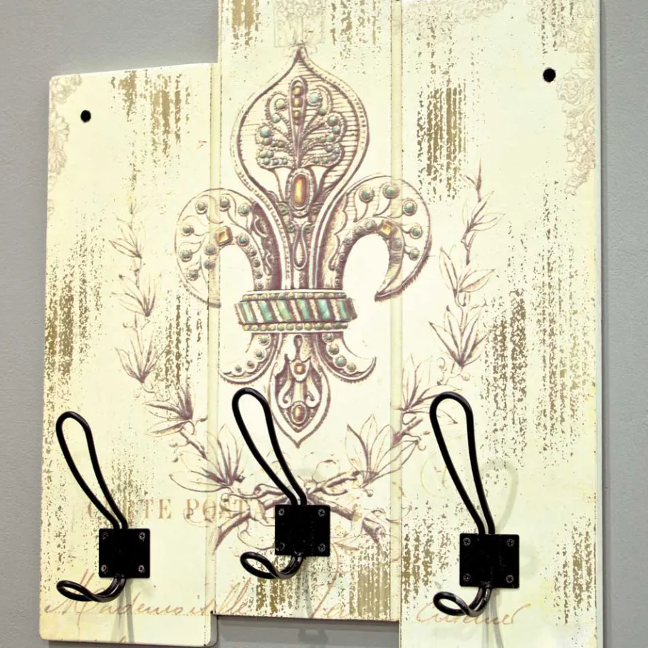 Vintage Garderobe Rioja in Creme Goldfarben Garderoben