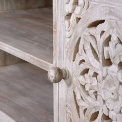 Sale Vintage Lowboard in Mangoholz White Wash - Fudorus Tv & Hifi-Möbel|Lowboards