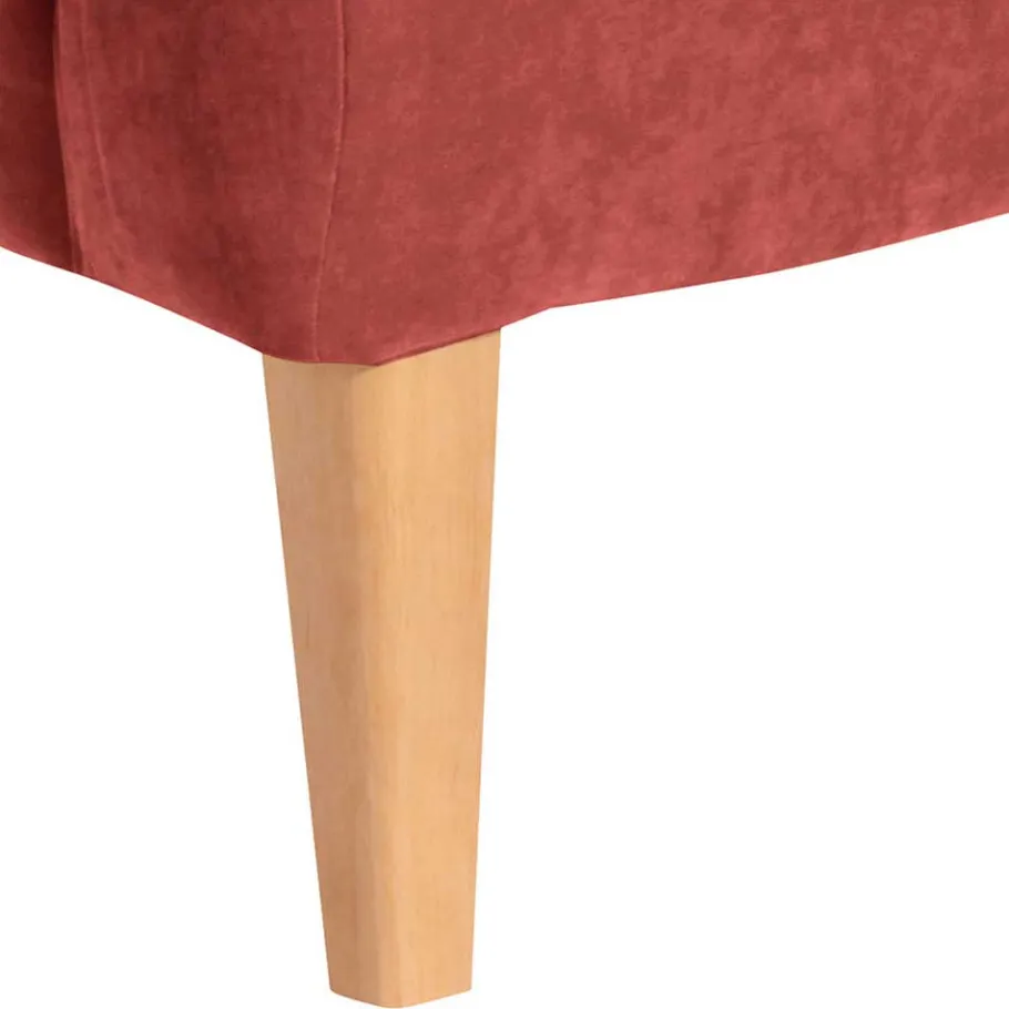 Vintage Sessel in Terracotta Velours - Granna Sessel