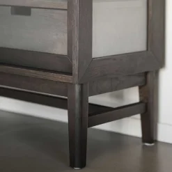 Vitrine in Dunkelbraun Eiche - Kuana Vitrinen