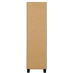 Vitrine in Schwarz & Walnuss Optik - Rabad Vitrinen