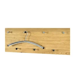 Sale Wand Garderobe Eiche Furnier Colocca mit 7 Haken Garderoben