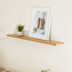 Sale Wandboard in Eiche Furnier & Weiß - Elastian Regale