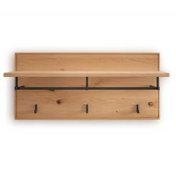Sale Wandgarderobe aus Asteiche Massivholz und Metall - Zonga Garderoben
