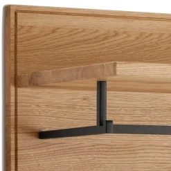 Sale Wandgarderobe aus Asteiche Massivholz und Metall - Zonga Garderoben