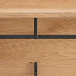 Sale Wandgarderobe aus Asteiche Massivholz und Metall - Zonga Garderoben