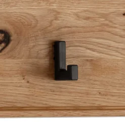 Sale Wandgarderobe aus Asteiche Massivholz und Metall - Zonga Garderoben