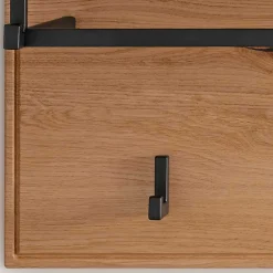 Sale Wandgarderobe aus Asteiche Massivholz und Metall - Zonga Garderoben