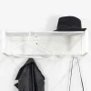 Online Wandgarderobe in Weiß pulverbeschichtet - Torosma Garderoben