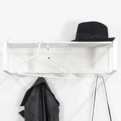 Online Wandgarderobe in Weiß pulverbeschichtet - Torosma Garderoben