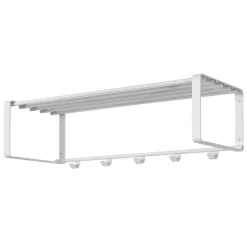 Online Wandgarderobe in Weiß pulverbeschichtet - Torosma Garderoben