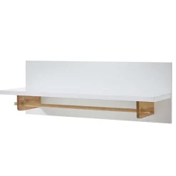 Best Wandgarderobe mit Ablageboden & Holzstange - Catia Garderoben