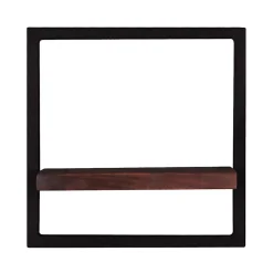 Outlet Wandhängeregal aus Recyclingholz Teak - Solapura Regale