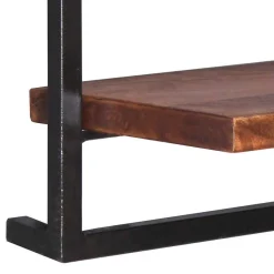 Best Wandregal Set aus Metall & Massivholz - Fiorda (siebenteilig) Regale