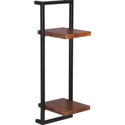 Best Wandregal Set aus Metall & Massivholz - Fiorda (siebenteilig) Regale