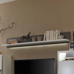 Outlet Wandregal Tacroma mit LED Beleuchtung Regale