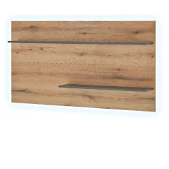 Best Wandregal-Paneel in Wildeiche Optik und Anthrazit - Colomania Regale