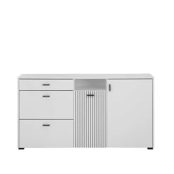 Sale Weiße Kombi-Kommode mit 1,50 m Breite - Dualkos Sideboards