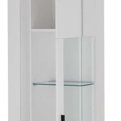 Weiße TV Anbauwand Möbelset - Tirol (vierteilig) Wohnwände