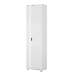 Weiße TV Anbauwand Möbelset - Tirol (vierteilig) Wohnwände