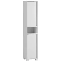 Sale Weißer Badezimmerschrank 165 cm hoch - Seriacus Schränke