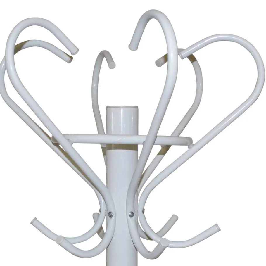 Sale Weißer Garderobenständer aus Metall - Laxela Garderoben