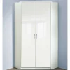 Weißer Kleiderschrank für die Ecke - Venture Kleiderschränke