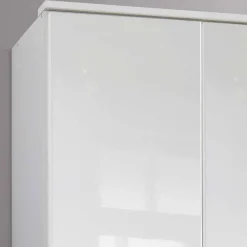 Online Weißer Kleiderschrank mit hochglänzender Front - Venture I Kleiderschränke
