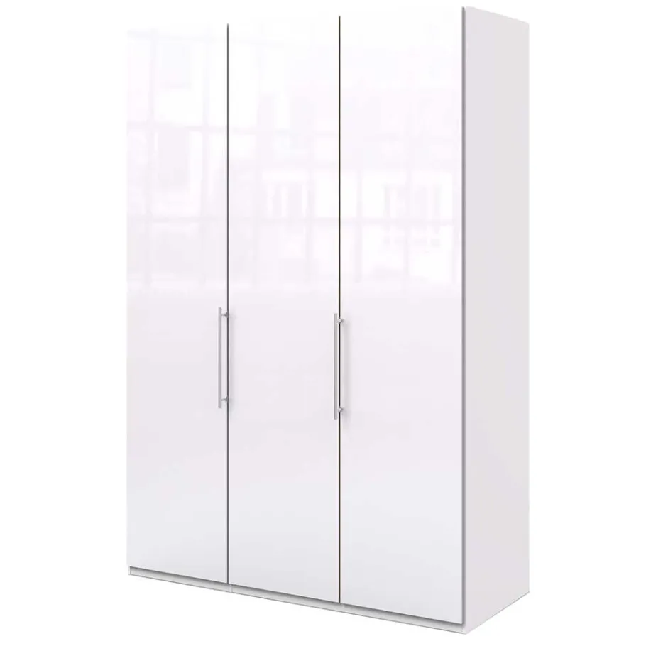 Online Weißer Kleiderschrank mit 150 cm Breite - Dolienca Kleiderschränke|Schränke