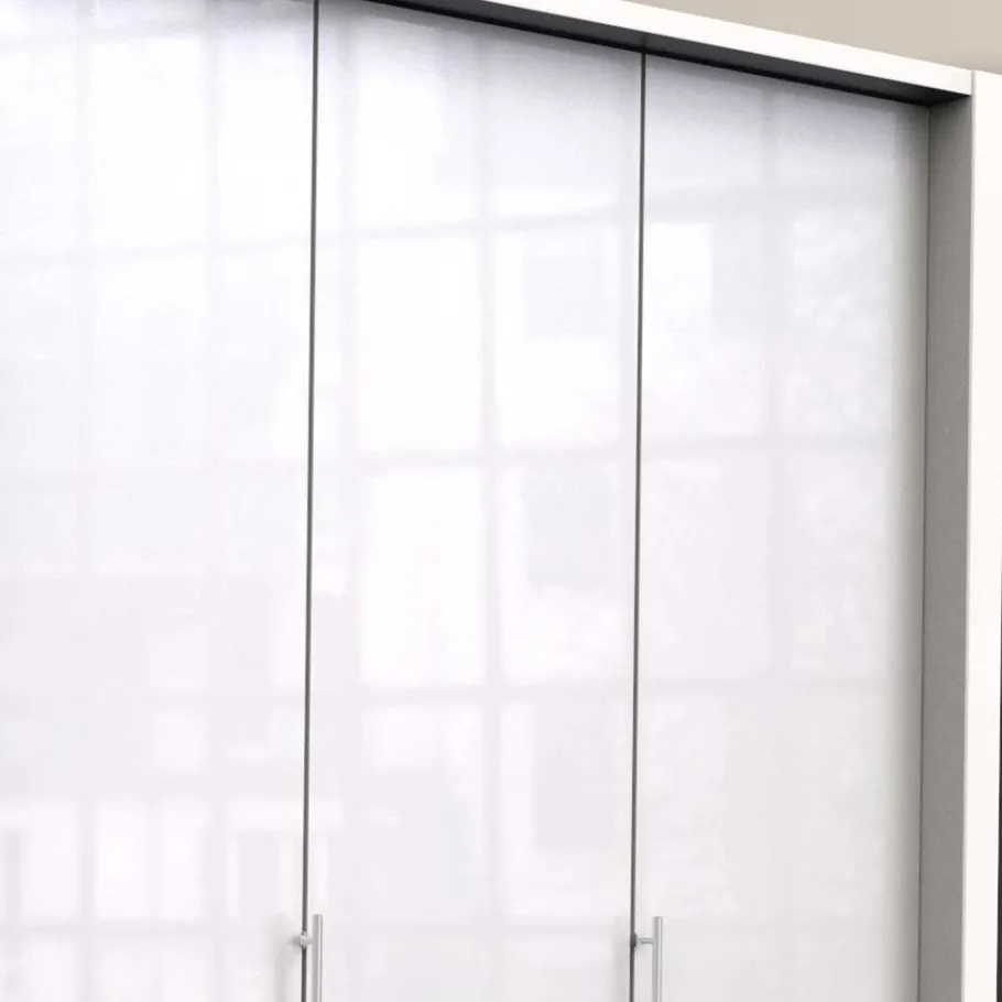 Online Weißer Kleiderschrank mit 150 cm Breite - Dolienca Kleiderschränke|Schränke