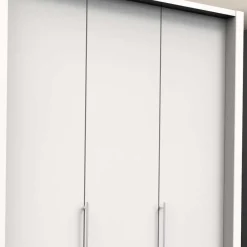 Outlet Weißer Kombi-Kleiderschrank mit Gleittür - Donpiave Kleiderschränke|Schränke