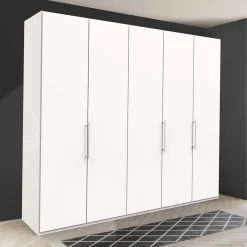 Discount Weißer Schlafzimmer Schrank 3 türig - Donpiave Kleiderschränke