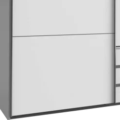 Outlet Weißer Schlafzimmerschrank in modernem Design - Gastruna Kleiderschränke