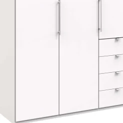 Online Weißer Schrank für Kleidung mit Falttüren - Donpiave Kleiderschränke|Schränke