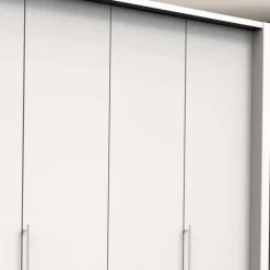 Online Weißer Schrank für Kleidung mit Falttüren - Donpiave Kleiderschränke|Schränke