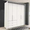 Hot Weißer Schrank fürs Schlafzimmer in modernem Design - Donpiave Kleiderschränke|Schränke