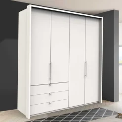 Hot Weißer Schrank fürs Schlafzimmer in modernem Design - Donpiave Kleiderschränke|Schränke