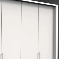 Hot Weißer Schrank mit zwei Falttüren & Tür - Donpiave Kleiderschränke|Schränke